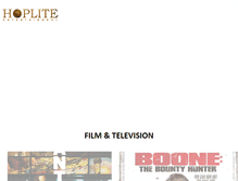 Tablet Screenshot of hoplitefilms.com